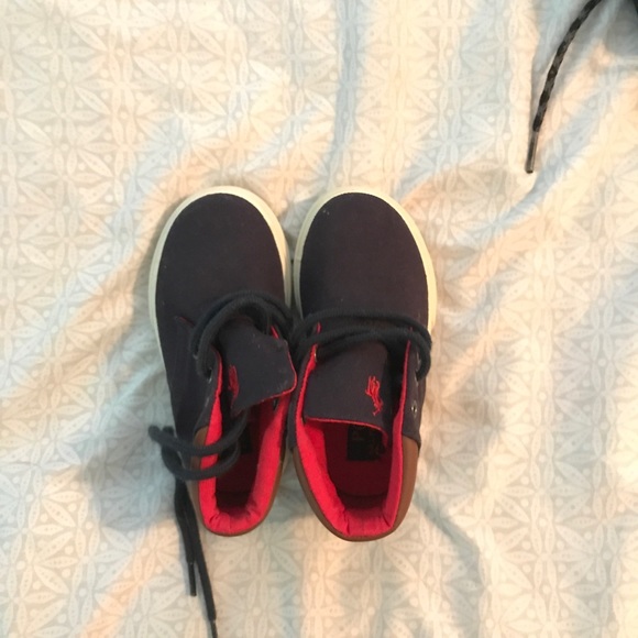 Toddler Ralph Lauren Polo High Tops - Picture 2 of 5